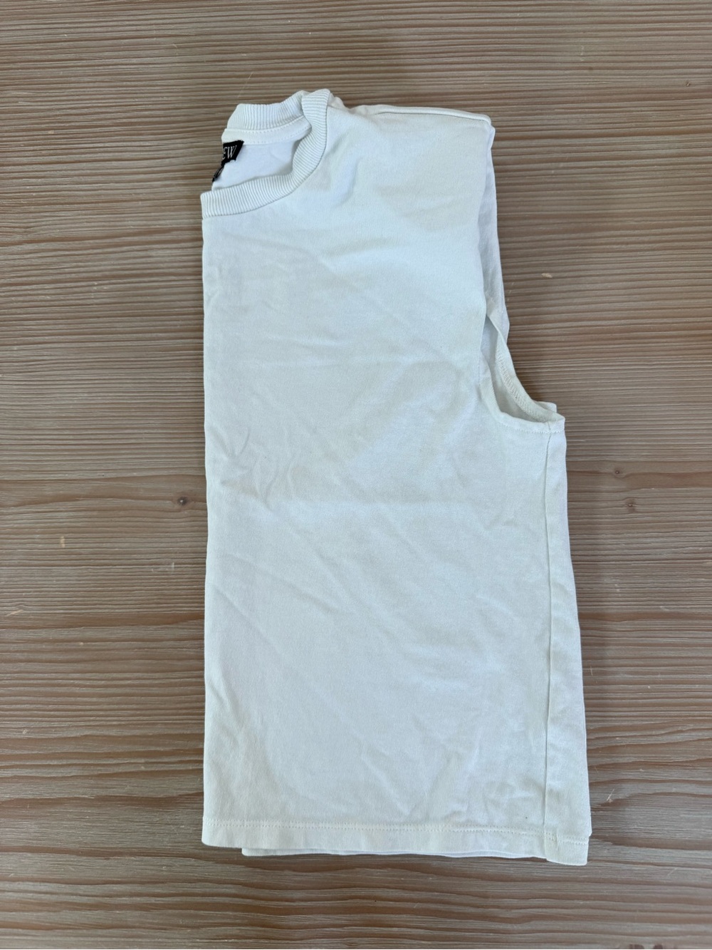 J.Crew White Crewneck Tank